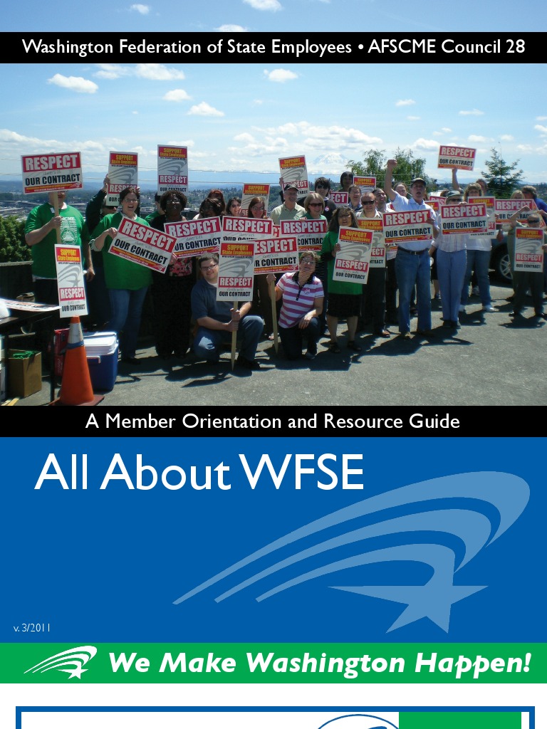 WFSE Member Orientation Guide | PDF | Career & Growth | Lifestyle