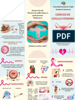 Triptico Cáncer de Cuello Uterino