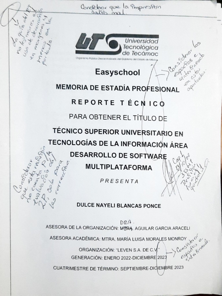 Correcciones PDF