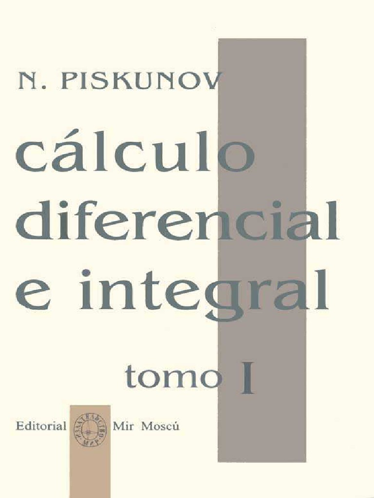 Calculo Diferencial E Integral Piskunov Pdf
