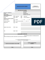 FOR-SEG-03 (SANCION DISCIPLINARIA)