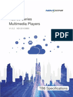 Taurus Series Multimedia Players TB8 Specifications V1.6.2
