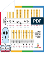 Los Esqueletos Con Posiciones Flauta