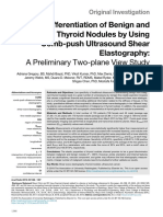 Differentiation of Benign and Malignant Thyroid Nodules by Usin - 2018 - Academi