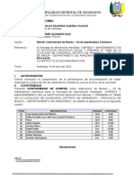 Informe N 01 - Conformidad de