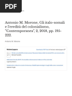 l'Italo-somali Eredità Del Colonialismo