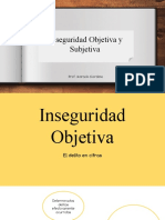 UNIDAD 1 - Inseguridad Objetiva y Subjetiva