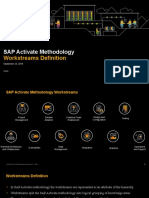 SAP Activate Methodology Workstreams