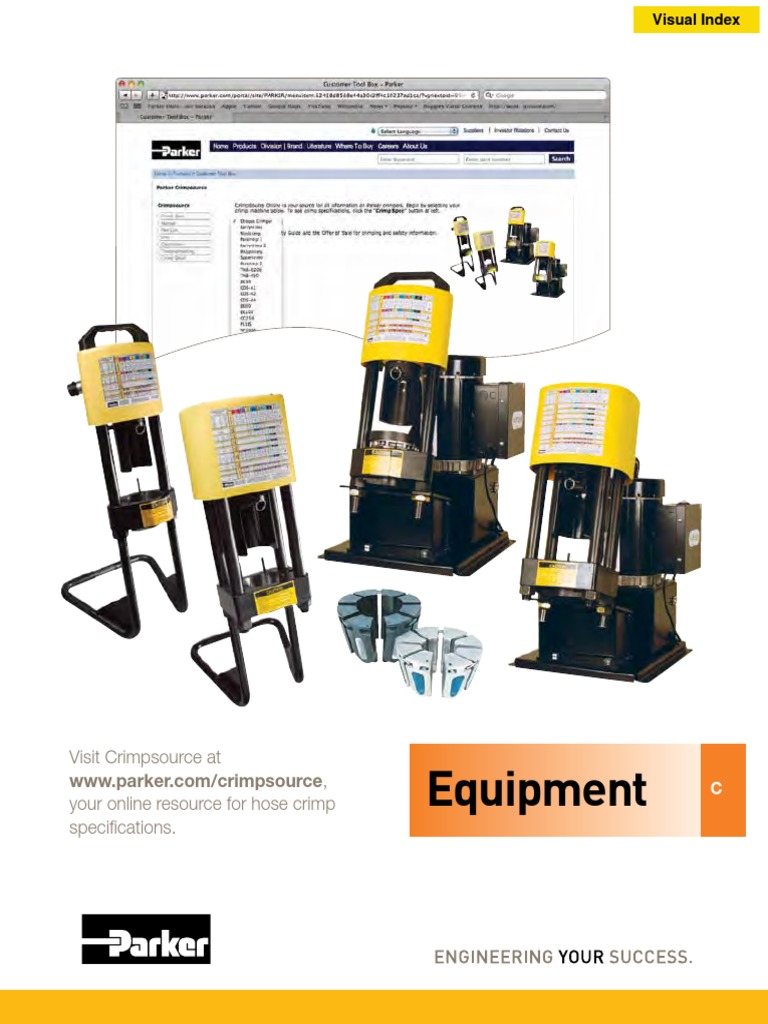 Parker Hose Crimping Equipment 2 | PDF | Color | Manufactured Goods