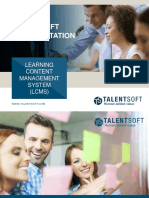 Talentsoft Documentation Module LCMS