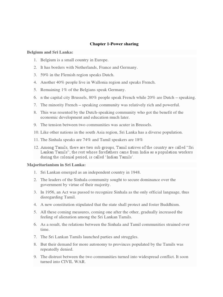 POWER SHARING CLASS 10 QUESTION ANSWERS PDF CHAPTER 1 visual data 5