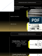 Geometria descritiva: representação gráfica em projeções ortográficas