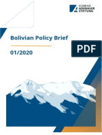 KAS Bolivian Policy Brief 01-2020