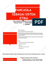 Pancasila Sebagai Sistem Nilai Dan Etika Pendidikan Paancasila Aza El M Kampus Budi Bakti