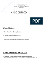 Caso Clinico Toxoplasmosis Asociado A VIH