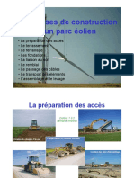 Phases de Construction de Parc Éolien