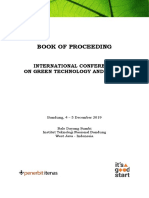 Book of Proceeding: International Conference On Green Technology and Design
