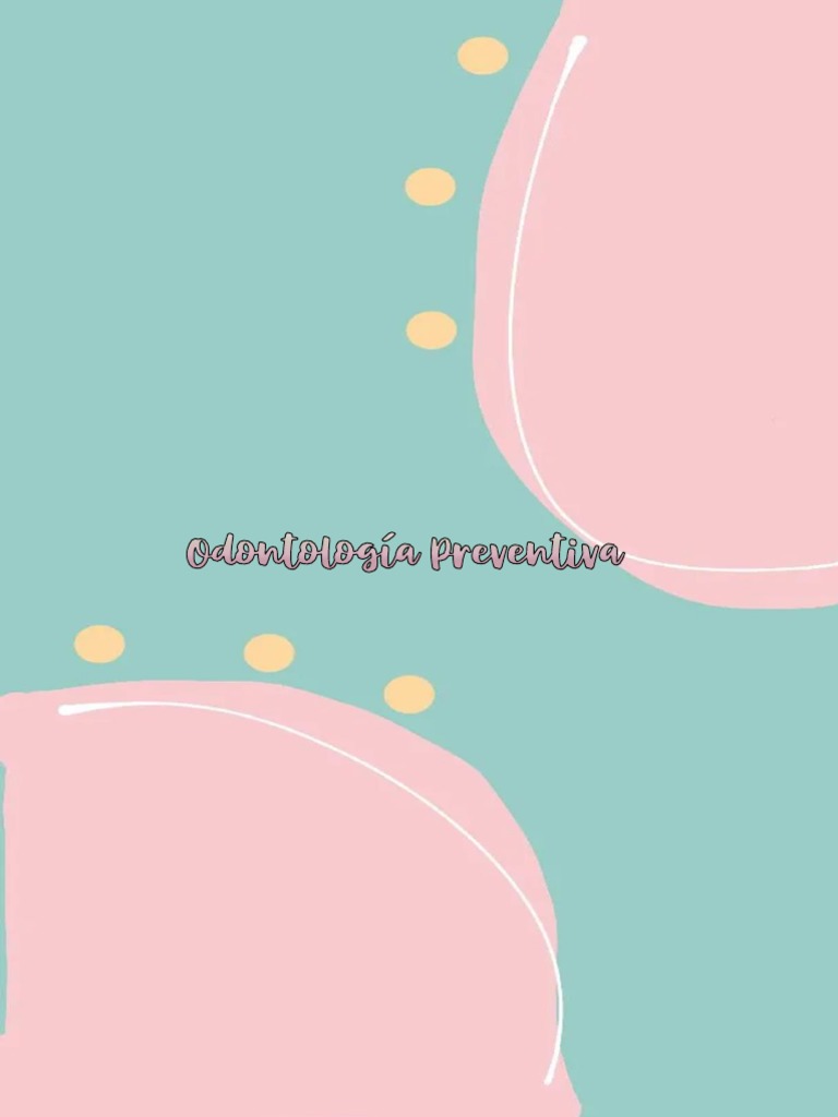 Odontologia Preventiva PDF Cáncer Odontología