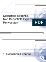 Pertemuan 12 - Deductible Expenses, Non, Depr