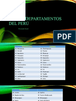 Departamentos Del Perú