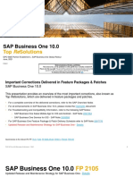 SAP Business One 10 TopResolutions