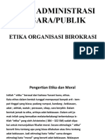 Etika Administrasi Negara