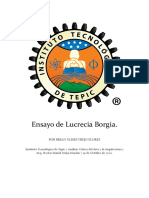 Ensayo de Lucrecia Borgia