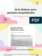 Manejo de La Diabetes para Pacientes Hospitalizados