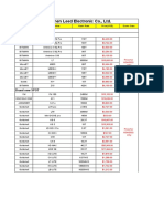 Price List