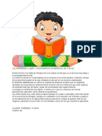 El Aprender A Leer y A Escribir Es Un Derecho de Todos