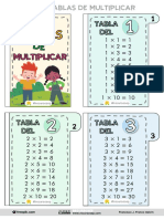 Flipbook Tablas de Multiplicar Recursosep Color