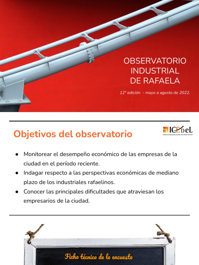 Observatorio Industrial. 12º Edición. MayAgo. 22 PDF Deuda Economias