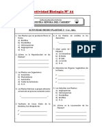 Actividad Biologia - 1er. Año 11 - 2022