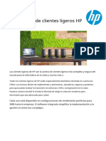 CLIENTES LIGEROS HP. Español
