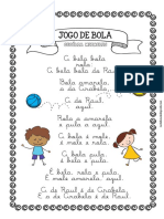 Jogo de Bola - Cursivo