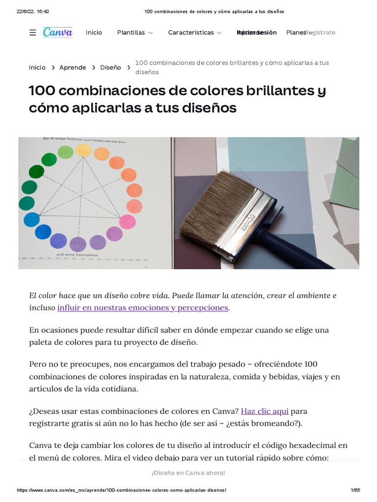 Combinaciones de colores naturales | PDF | Color | Azul