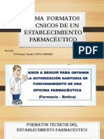 Semana 15 - Formatos Técnicos de Un Estabecimientos Farmacéutico