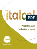 Brochure Materias Primas Italcol