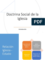 Doctrina Social de La Iglesia. Ibtroducción.