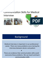 Communication Skills For Medical Interview