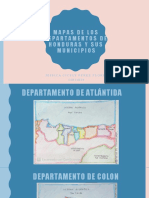 Mapas de los Departamentos de Honduras y sus municipios