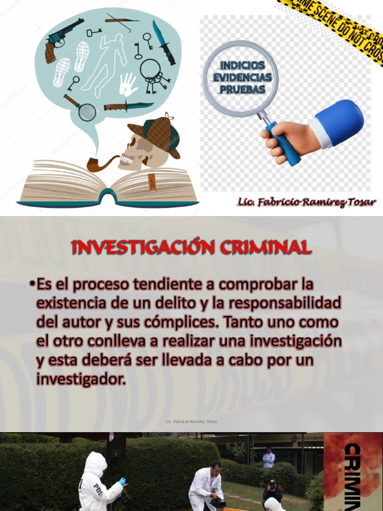 Indicio - Evidencia - Prueba | PDF