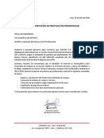 Modelo Carta de Aceptación - Prácticas Otras Modalidades