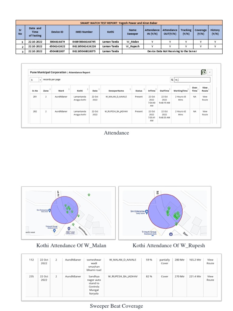 Smart Watch Test Report | PDF