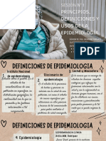 Principios, Definiciones y Usos de La Epidemiología