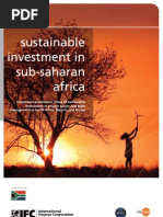 Download IFC Sustainable Investment in Sub-Saharan Africa by IFC Sustainability SN60294496 doc pdf