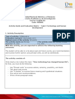 Activity Guide and Evaluation Rubric - Unit 2 - Task 3 - Technology and Human Development