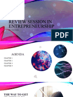 Review Session in Entrepreneurship