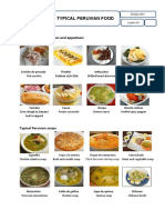 9 - A Peruvian Food Vocabulary