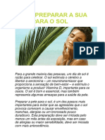 Como Preparar A Sua Pele para o Sol